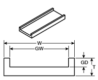 Guide Rail Wear Strip Profile 1