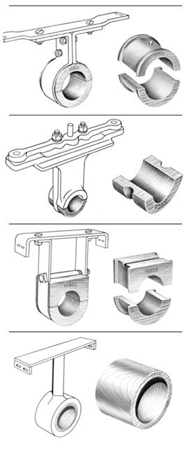 Hanger Bearings and Trough Liners