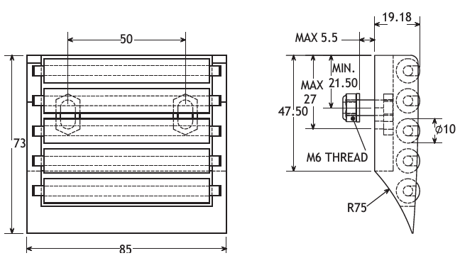 Modular Transfer Plates with Rollers