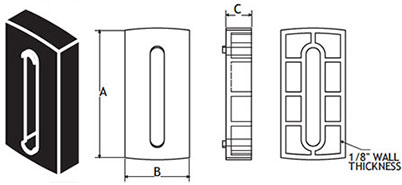 Spacer for GRBPlastic1