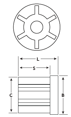 tdreaded Round Tube End