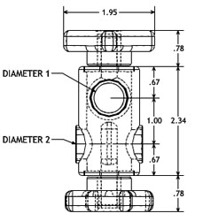 Quick Release Cross Block - Diagram 1