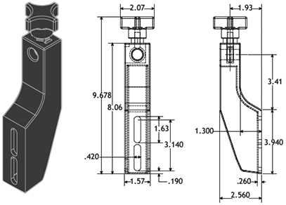 Side Guide Bracket - Adjustable