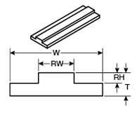 Guide Rail Wear Strip Profile 5