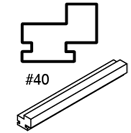 POBCO Chain Guide Insert #40