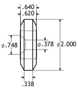 POBCO Delrin Over-Head Conveor Wheel