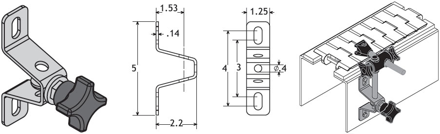 SS Rod Mount Bracket